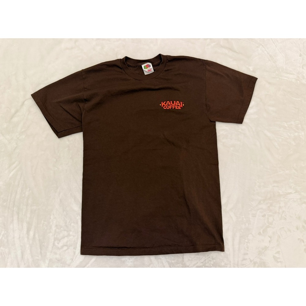 Fruit of the Loom Kauai Coffee Estate Reserve 2006 Brown T-Shirt Mens Medium